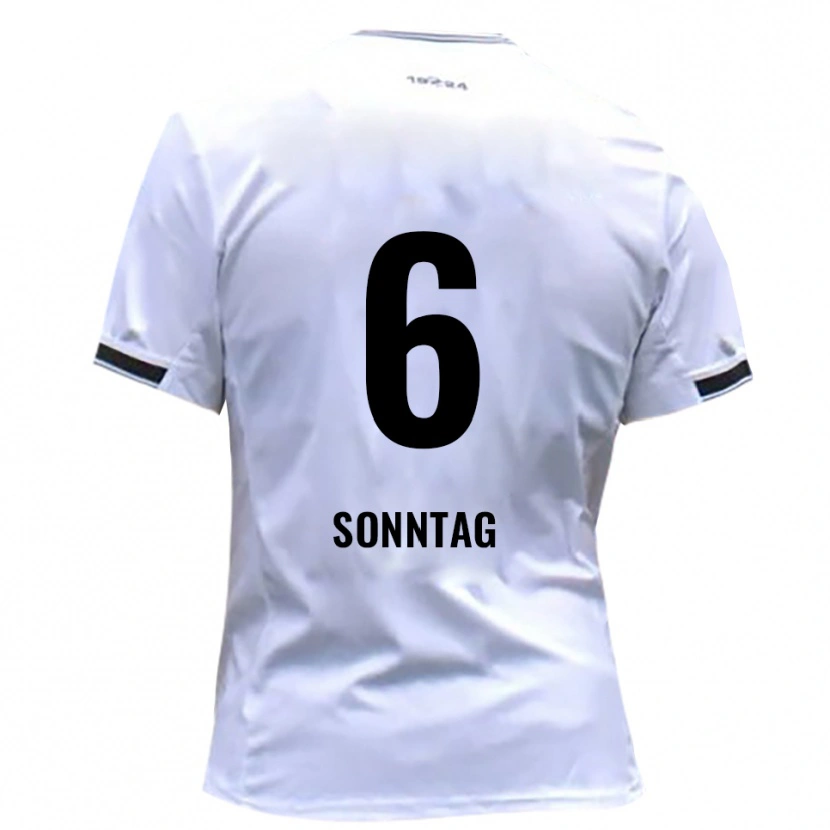 Danxen Damen Cristiano Sonntag #6 Weiß Rot Heimtrikot Trikot 2025/26 T-Shirt Österreich