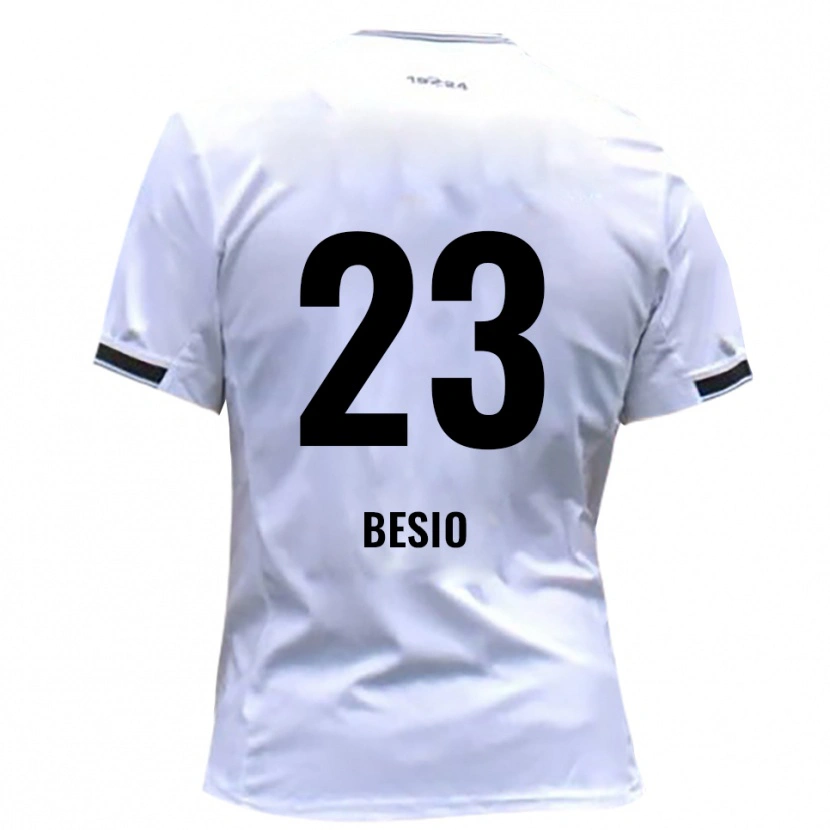 Danxen Damen Alessio Besio #23 Weiß Rot Heimtrikot Trikot 2025/26 T-Shirt Österreich