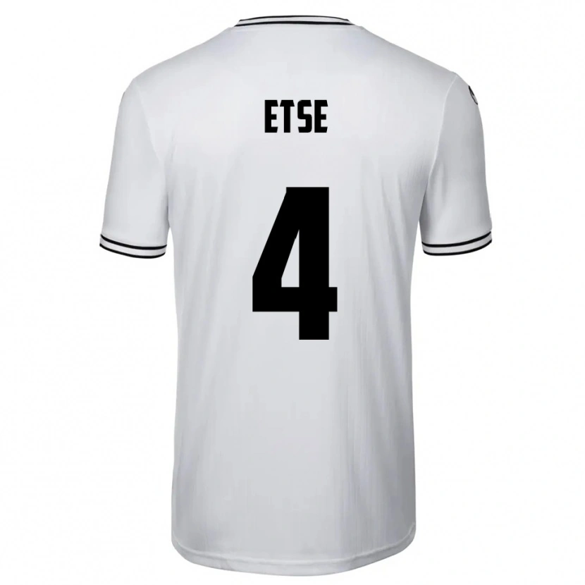 Danxen Damen Julian Etse #4 Weiß Schwarz Heimtrikot Trikot 2025/26 T-Shirt Österreich