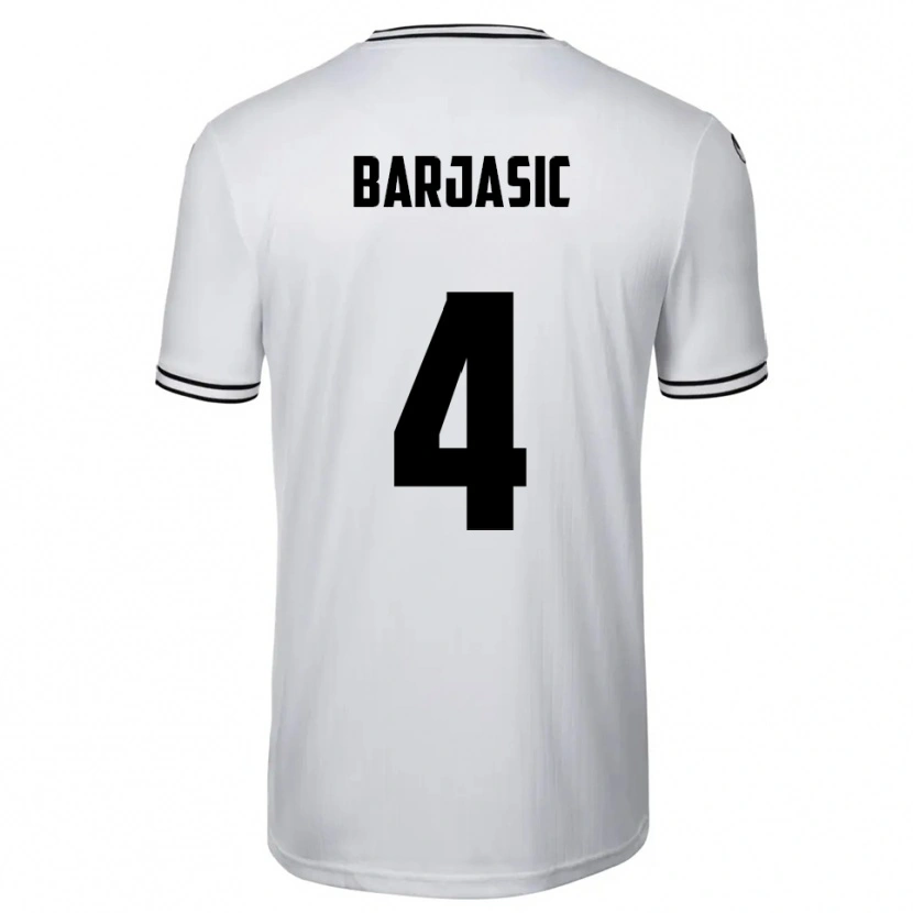 Danxen Damen Nikola Barjasic #4 Weiß Schwarz Heimtrikot Trikot 2025/26 T-Shirt Österreich