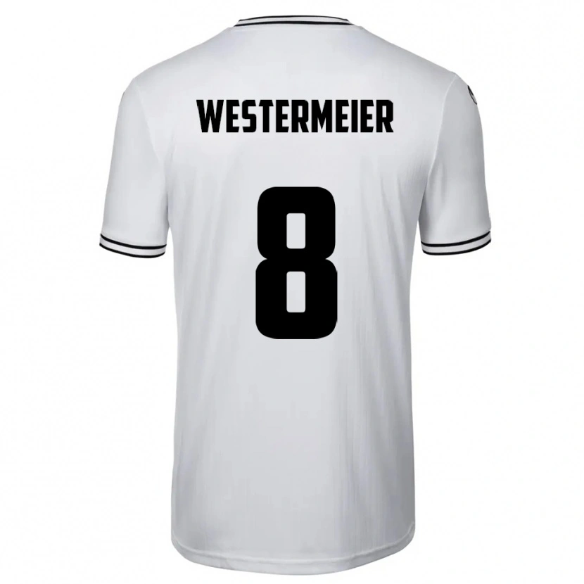 Danxen Damen Ben Westermeier #8 Weiß Schwarz Heimtrikot Trikot 2025/26 T-Shirt Österreich