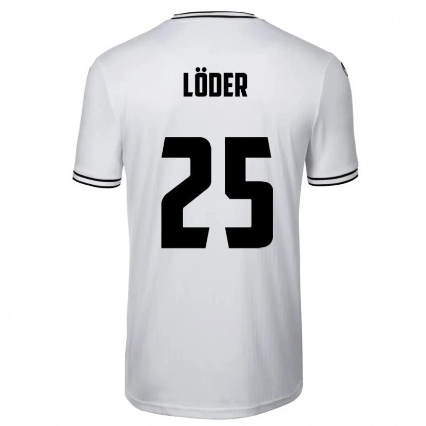 Danxen Damen Elias Löder #25 Weiß Schwarz Heimtrikot Trikot 2025/26 T-Shirt Österreich