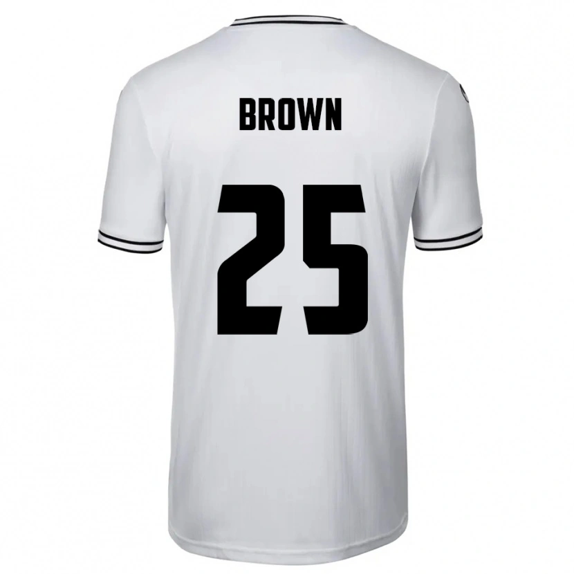 Danxen Damen Evan Brown #25 Weiß Schwarz Heimtrikot Trikot 2025/26 T-Shirt Österreich