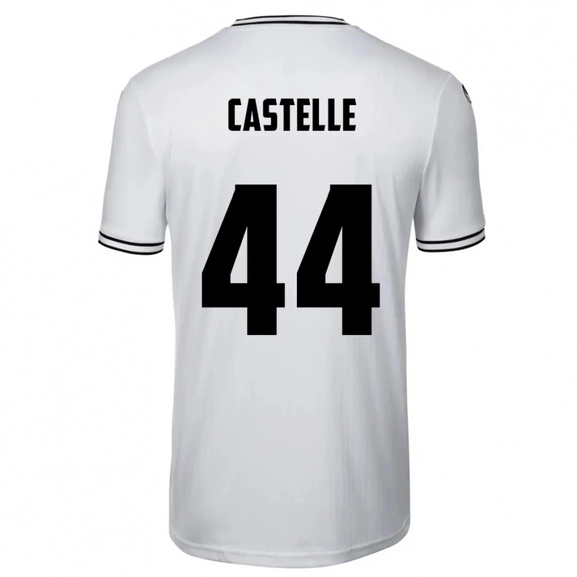 Danxen Damen Niklas Castelle #44 Weiß Schwarz Heimtrikot Trikot 2025/26 T-Shirt Österreich