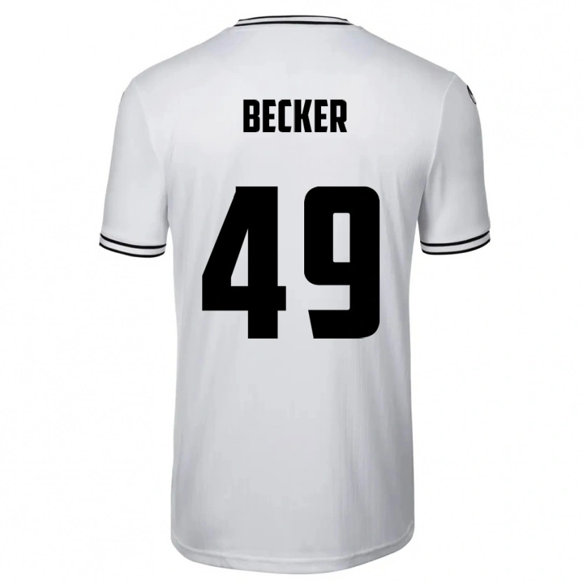 Danxen Damen André Becker #49 Weiß Schwarz Heimtrikot Trikot 2025/26 T-Shirt Österreich