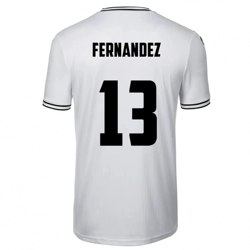Danxen Damen Luis Fernandez #13 Weiß Schwarz Heimtrikot Trikot 2025/26 T-Shirt Österreich