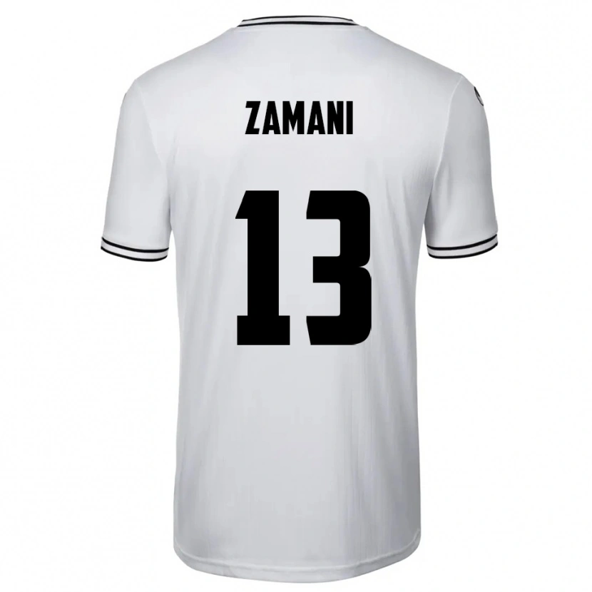 Danxen Damen Erfan Zamani #13 Weiß Schwarz Heimtrikot Trikot 2025/26 T-Shirt Österreich