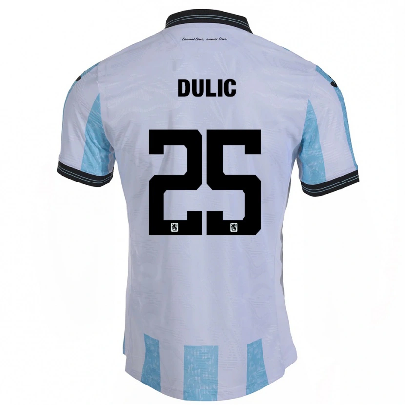 Danxen Damen Sean Dulic #25 Weiß Himmelblau Heimtrikot Trikot 2025/26 T-Shirt Österreich