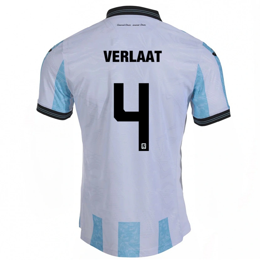 Danxen Damen Jesper Verlaat #4 Weiß Himmelblau Heimtrikot Trikot 2025/26 T-Shirt Österreich
