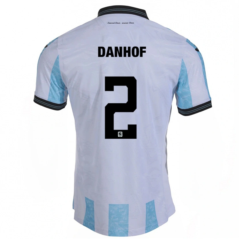 Danxen Damen Tim Danhof #2 Weiß Himmelblau Heimtrikot Trikot 2025/26 T-Shirt Österreich