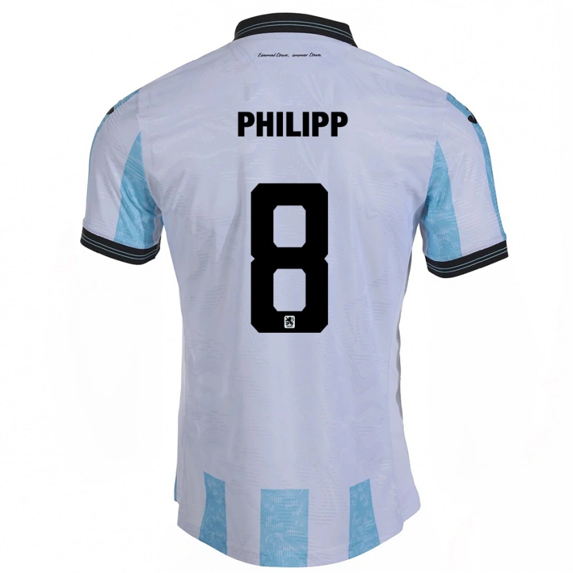 Danxen Damen David Philipp #8 Weiß Himmelblau Heimtrikot Trikot 2025/26 T-Shirt Österreich