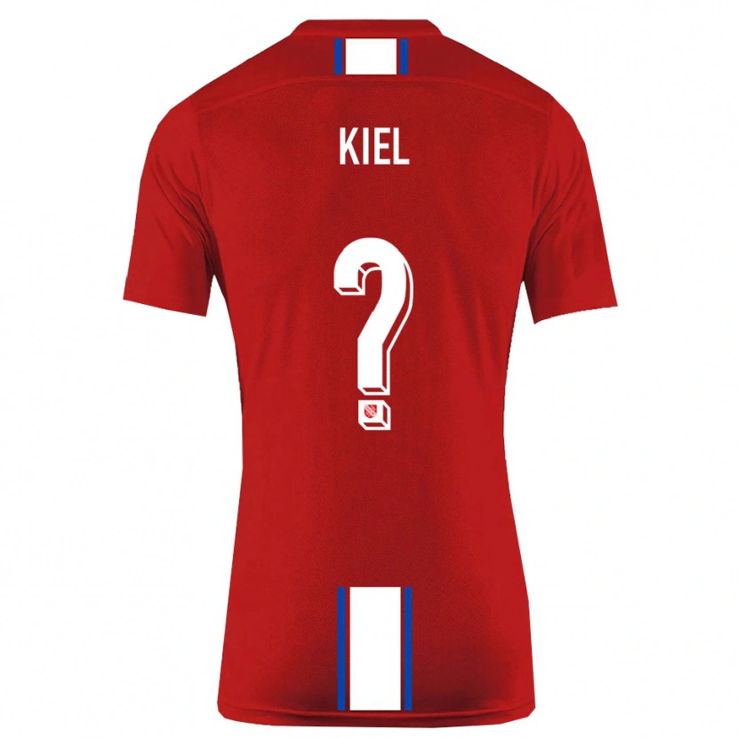Danxen Damen Niels Kiel #0 Rot Weiß Heimtrikot Trikot 2025/26 T-Shirt Österreich