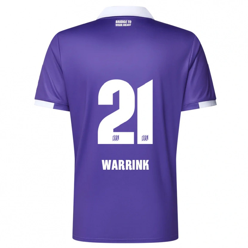 Danxen Damen Marko Warrink #21 Lila Weiß Heimtrikot Trikot 2025/26 T-Shirt Österreich
