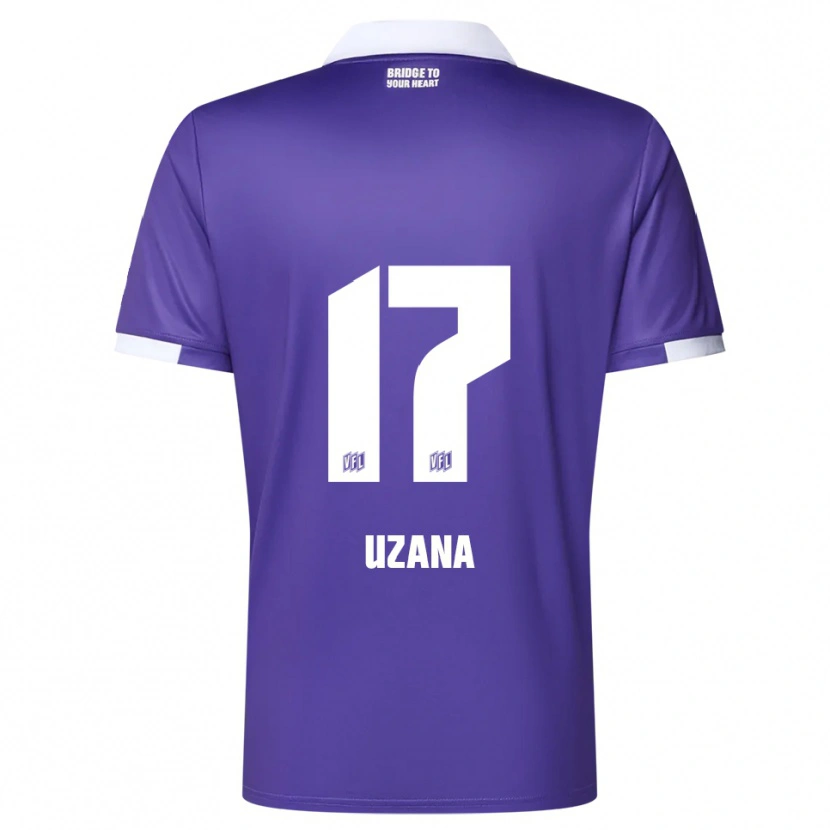 Danxen Damen Sebastian Uzana #17 Lila Weiß Heimtrikot Trikot 2025/26 T-Shirt Österreich