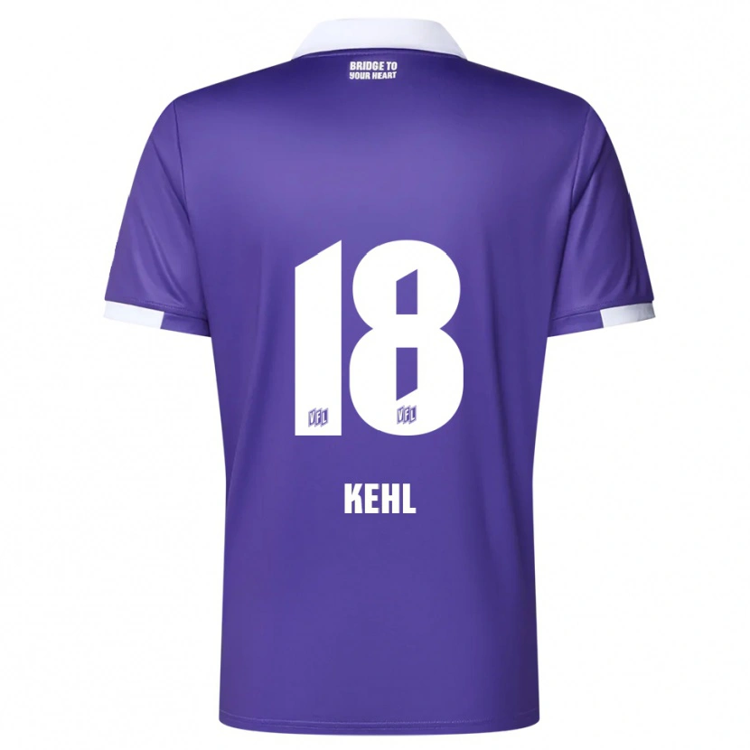 Danxen Damen Lars Kehl #18 Lila Weiß Heimtrikot Trikot 2025/26 T-Shirt Österreich