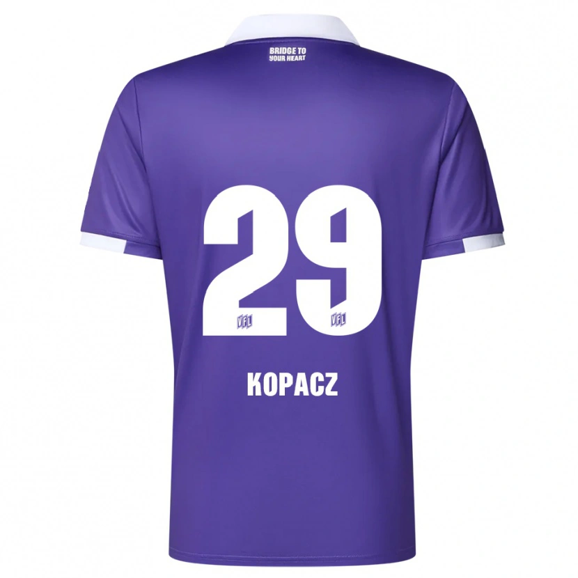 Danxen Damen David Kopacz #29 Lila Weiß Heimtrikot Trikot 2025/26 T-Shirt Österreich