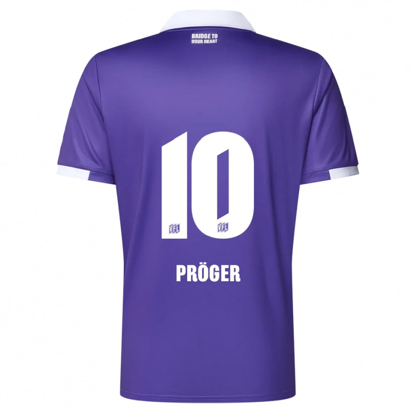 Danxen Damen Kai Pröger #10 Lila Weiß Heimtrikot Trikot 2025/26 T-Shirt Österreich