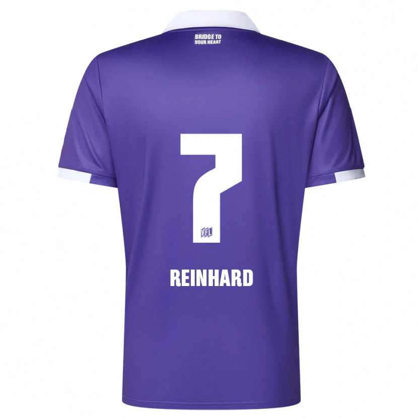 Danxen Damen Taro Reinhard #7 Lila Weiß Heimtrikot Trikot 2025/26 T-Shirt Österreich