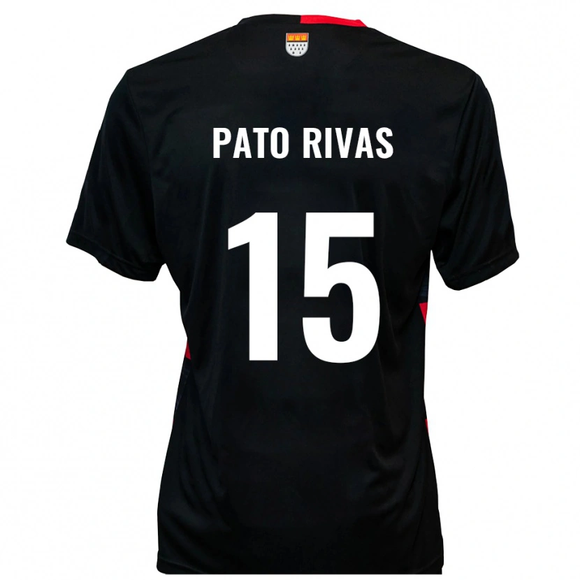 Danxen Damen Enrique Pato Rivas #15 Schwarz Rot Heimtrikot Trikot 2025/26 T-Shirt Österreich