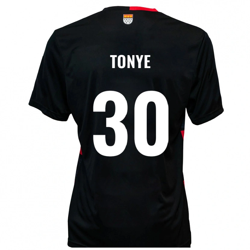 Danxen Damen Yannick Tonye #30 Schwarz Rot Heimtrikot Trikot 2025/26 T-Shirt Österreich