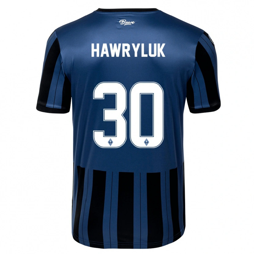 Danxen Damen Lucien Hawryluk #30 Blau Grau Schwarz Heimtrikot Trikot 2025/26 T-Shirt Österreich
