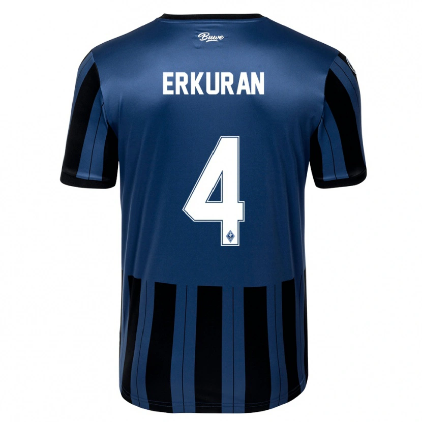 Danxen Damen Emirhan Erkuran #4 Blau Grau Schwarz Heimtrikot Trikot 2025/26 T-Shirt Österreich