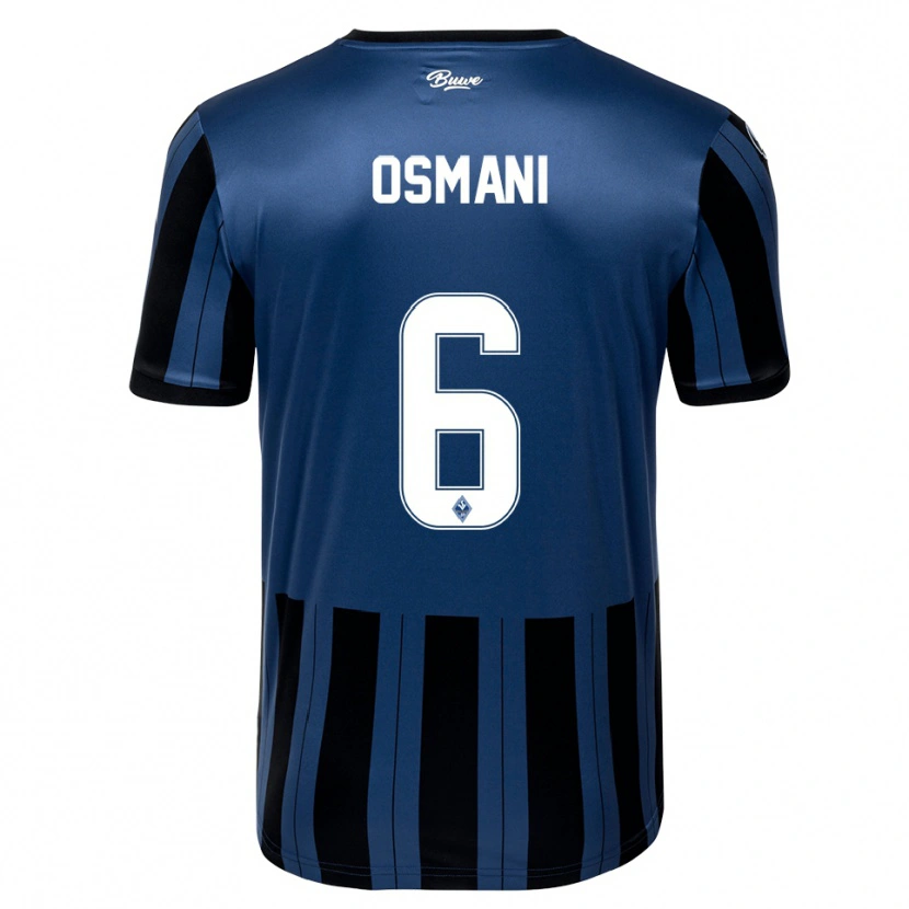 Danxen Damen Samir Osmani #6 Blau Grau Schwarz Heimtrikot Trikot 2025/26 T-Shirt Österreich