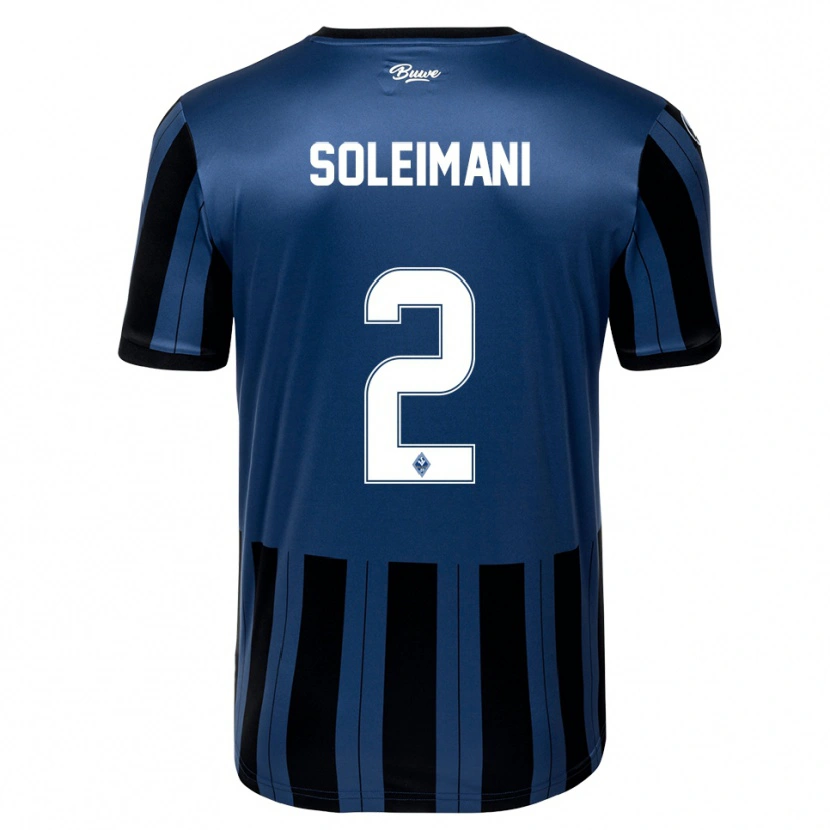 Danxen Damen Amir Soleimani #2 Blau Grau Schwarz Heimtrikot Trikot 2025/26 T-Shirt Österreich