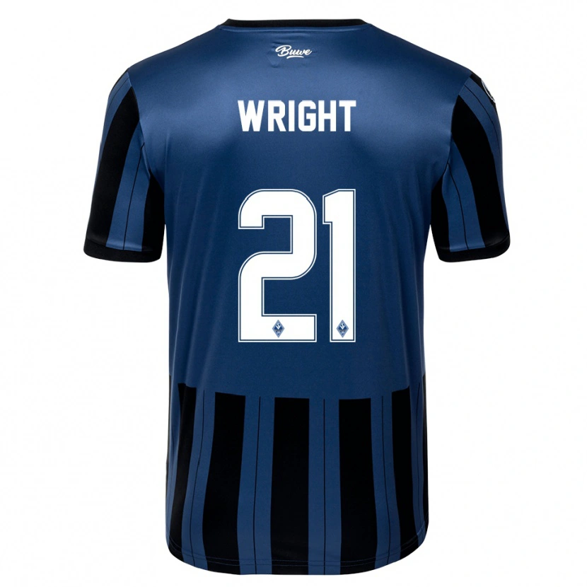 Danxen Damen Dean Wright #21 Blau Grau Schwarz Heimtrikot Trikot 2025/26 T-Shirt Österreich