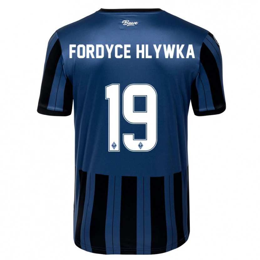 Danxen Damen Roen Fordyce Hlywka #19 Blau Grau Schwarz Heimtrikot Trikot 2025/26 T-Shirt Österreich