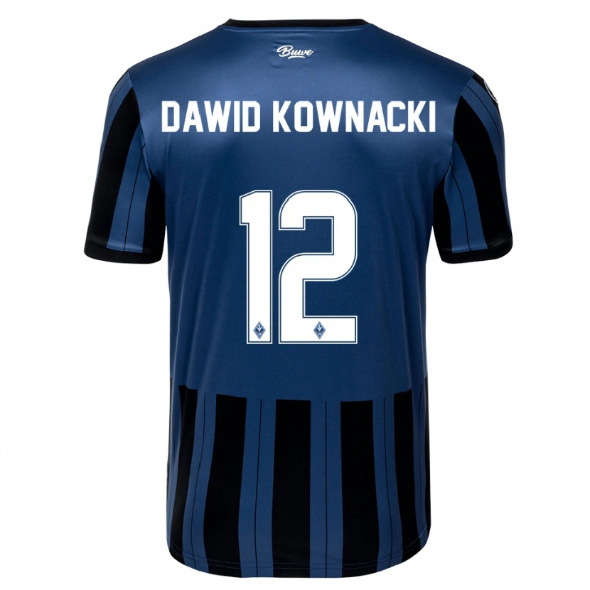 Danxen Damen Jakub Dawid Kownacki #12 Blau Grau Schwarz Heimtrikot Trikot 2025/26 T-Shirt Österreich