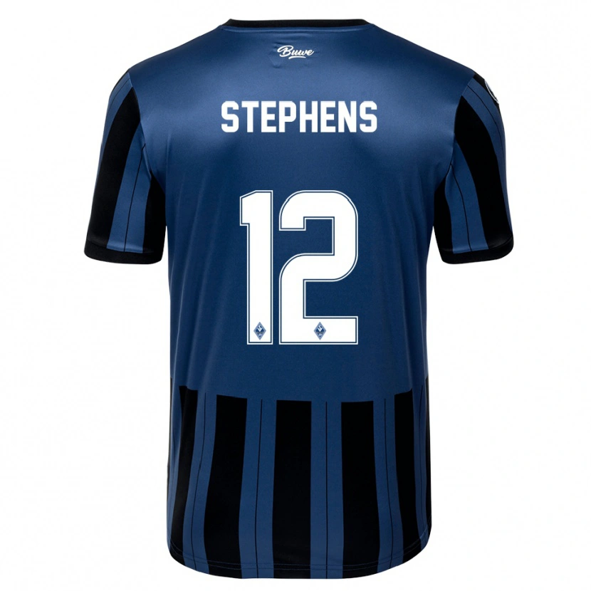 Danxen Damen Kaden Stephens #12 Blau Grau Schwarz Heimtrikot Trikot 2025/26 T-Shirt Österreich