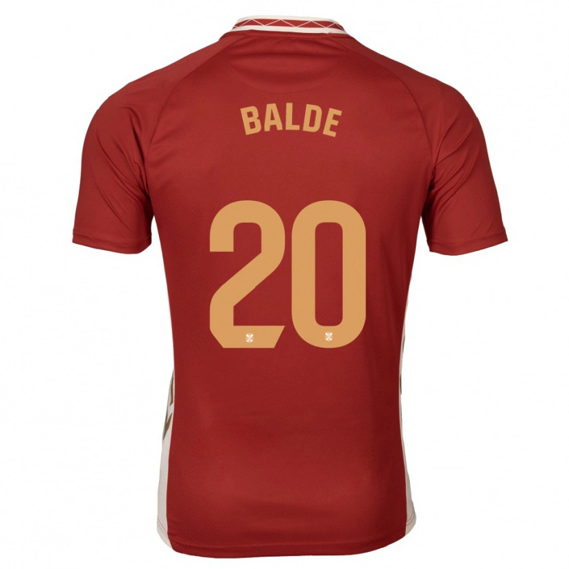 Danxen Damen Mahamadou Baldé #20 Burgunder Gold Auswärtstrikot Trikot 2025/26 T-Shirt Österreich