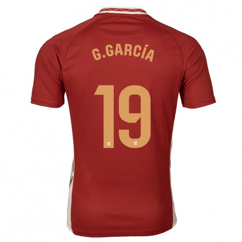 Danxen Damen Giovani García #19 Burgunder Gold Auswärtstrikot Trikot 2025/26 T-Shirt Österreich