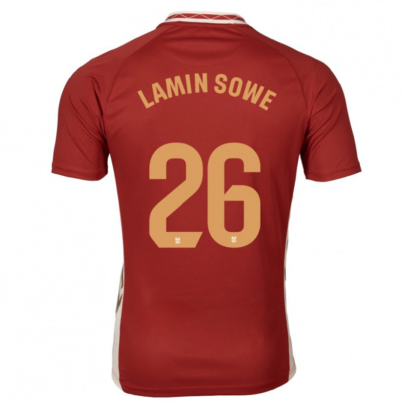 Danxen Damen Ba Lamin Sowe #26 Burgunder Gold Auswärtstrikot Trikot 2025/26 T-Shirt Österreich