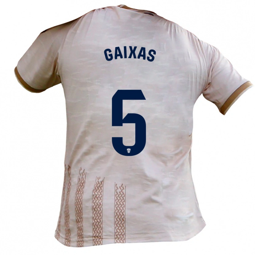 Danxen Damen Arnau Gaixas #5 Cremeweiß Braun Auswärtstrikot Trikot 2025/26 T-Shirt Österreich