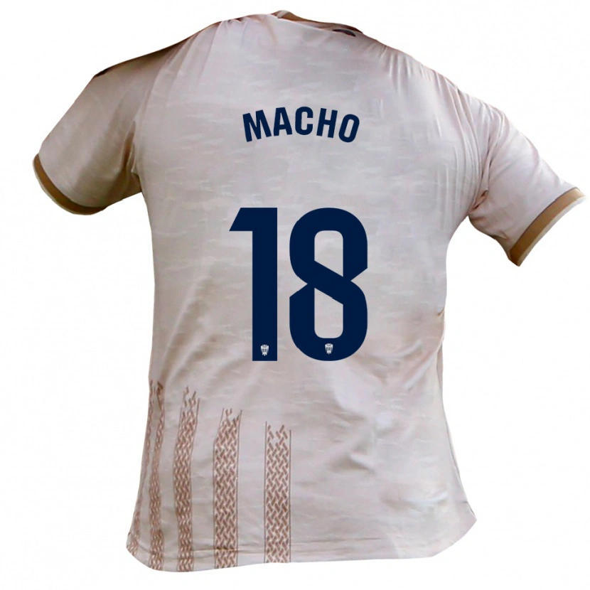 Danxen Damen Guillermo Macho #18 Cremeweiß Braun Auswärtstrikot Trikot 2025/26 T-Shirt Österreich