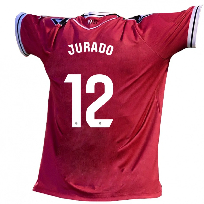 Danxen Damen Marc Jurado #12 Burgunder Schwarz Auswärtstrikot Trikot 2025/26 T-Shirt Österreich