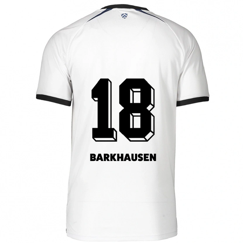 Danxen Damen Rieke Barkhausen #18 Weiß Schwarz Auswärtstrikot Trikot 2025/26 T-Shirt Österreich