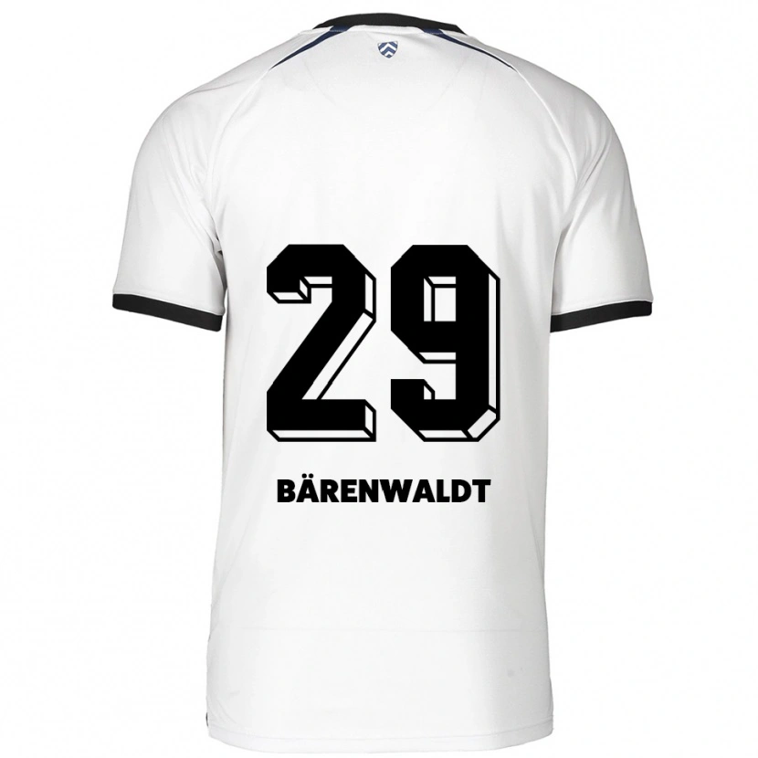 Danxen Damen Marie Bärenwaldt #29 Weiß Schwarz Auswärtstrikot Trikot 2025/26 T-Shirt Österreich
