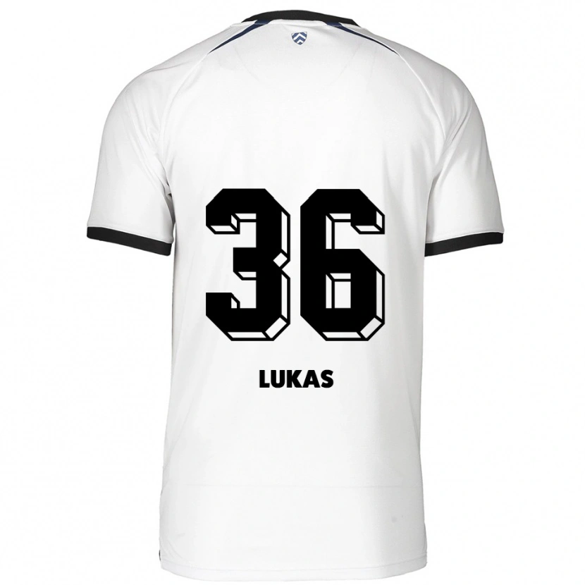 Danxen Damen Justin Lukas #36 Weiß Schwarz Auswärtstrikot Trikot 2025/26 T-Shirt Österreich