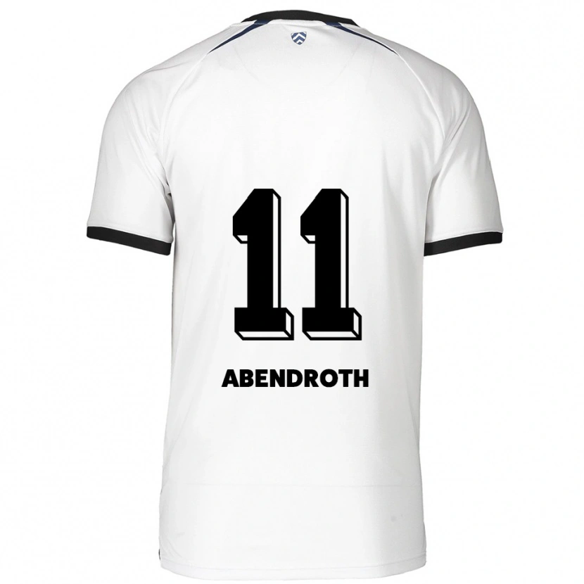 Danxen Damen Cosma Abendroth #11 Weiß Schwarz Auswärtstrikot Trikot 2025/26 T-Shirt Österreich
