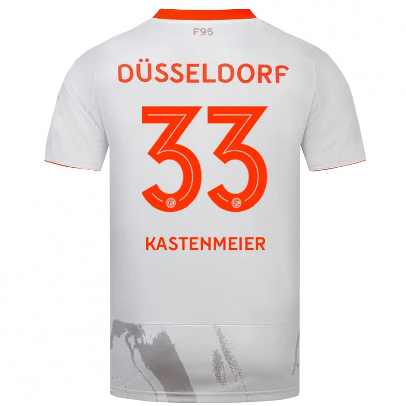 Danxen Damen Florian Kastenmeier #33 Weiß Orange Auswärtstrikot Trikot 2025/26 T-Shirt Österreich