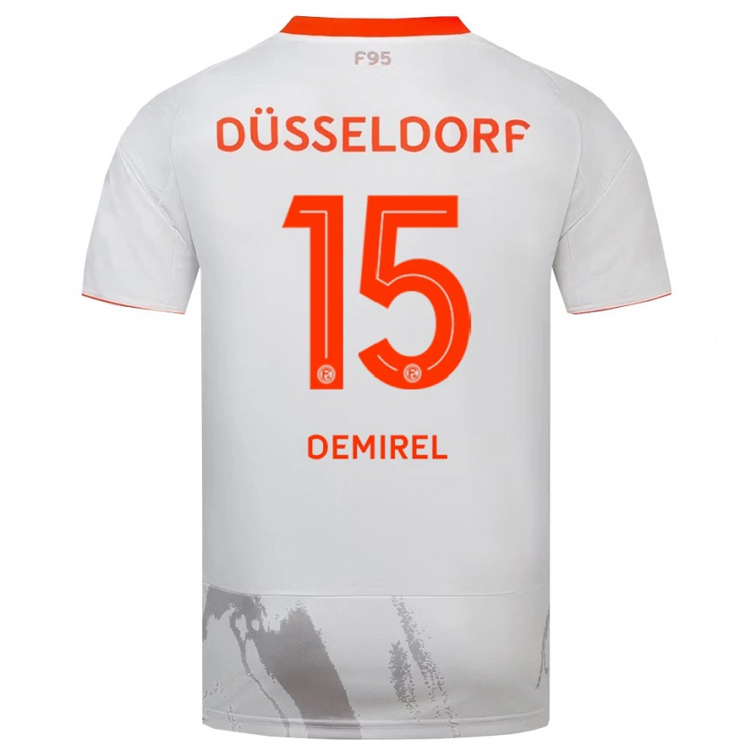 Danxen Damen Yalcin Demirel #15 Weiß Orange Auswärtstrikot Trikot 2025/26 T-Shirt Österreich