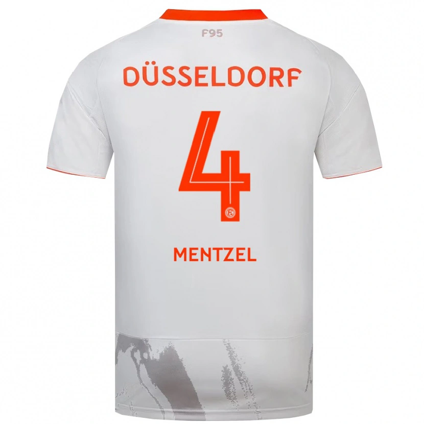 Danxen Damen Levi Mentzel #4 Weiß Orange Auswärtstrikot Trikot 2025/26 T-Shirt Österreich