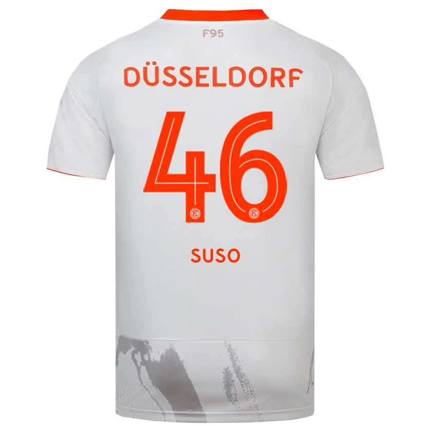 Danxen Damen Sima Suso #46 Weiß Orange Auswärtstrikot Trikot 2025/26 T-Shirt Österreich