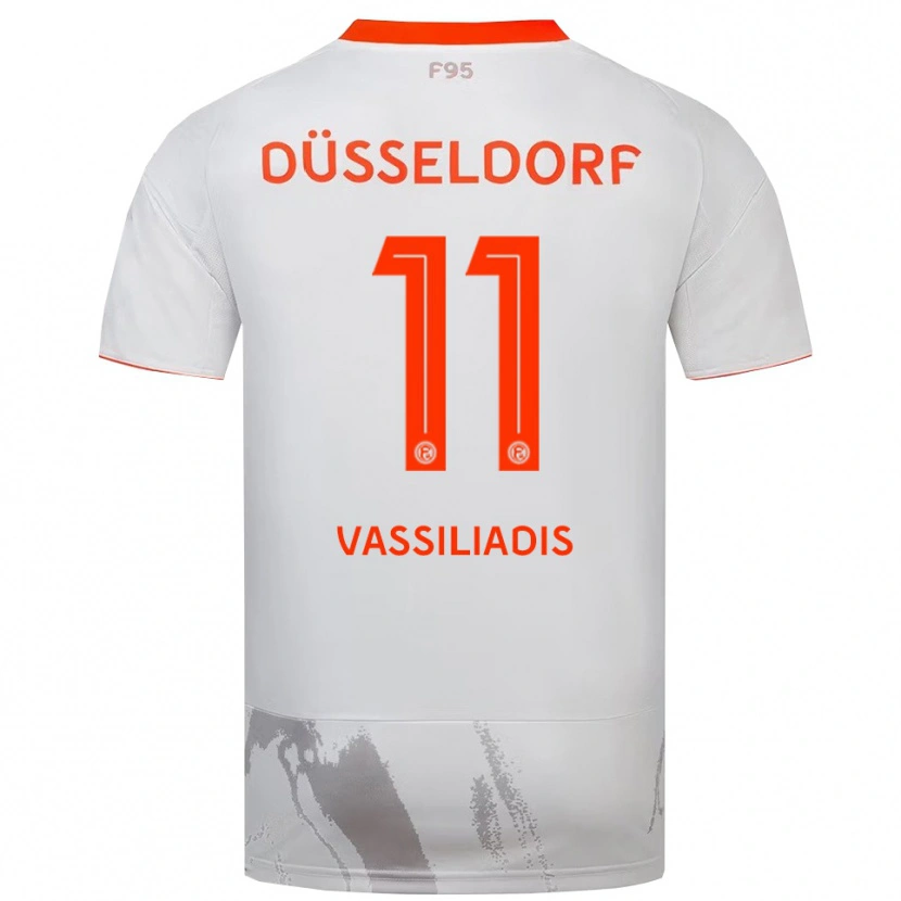 Danxen Damen Leonidas Vassiliadis #11 Weiß Orange Auswärtstrikot Trikot 2025/26 T-Shirt Österreich
