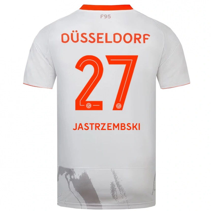 Danxen Damen Dennis Jastrzembski #27 Weiß Orange Auswärtstrikot Trikot 2025/26 T-Shirt Österreich