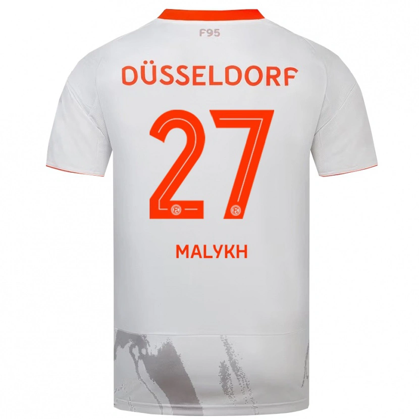 Danxen Damen Tymofiy Malykh #27 Weiß Orange Auswärtstrikot Trikot 2025/26 T-Shirt Österreich