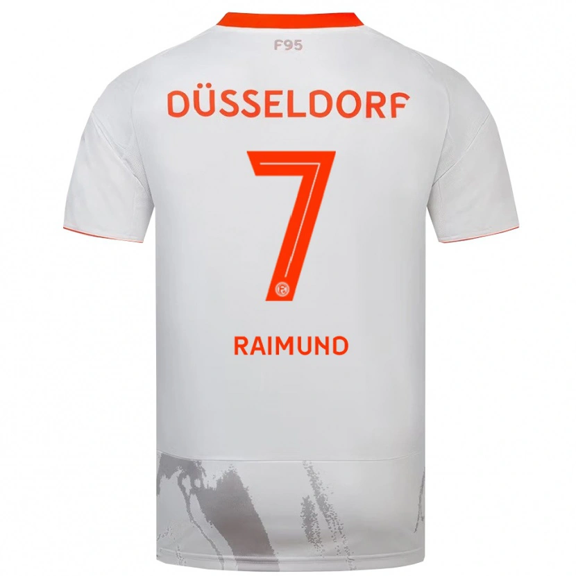 Danxen Damen Luca Raimund #7 Weiß Orange Auswärtstrikot Trikot 2025/26 T-Shirt Österreich